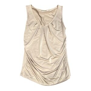 NY & Company | Beige Shimmer V-Neck Tank Top